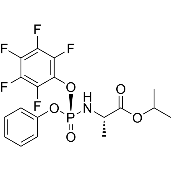 (S)-isopropyl 2-(((S)-(perfluorophenoxy)(phenoxy)phosphoryl)amino)propanoate 1334513-02-8
